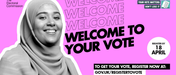 Register to vote in the 2022 Local Council elections by Midnight 18 April