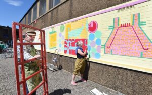Falkirk Make Friends - Community Group creating an eye-catching mural to celebrate the world-famous produces made by Falkirk's foundries