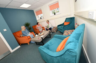 A photo of the lounge area at Dollar Park and Caledonia Service