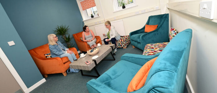 A photo of the lounge area at Dollar Park and Caledonia Service